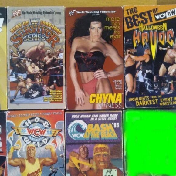 Vintage WWF WCW WWE Wresting VHS Wrestlemania Hulk Hogan Lot (13) - Picture 3 of 6